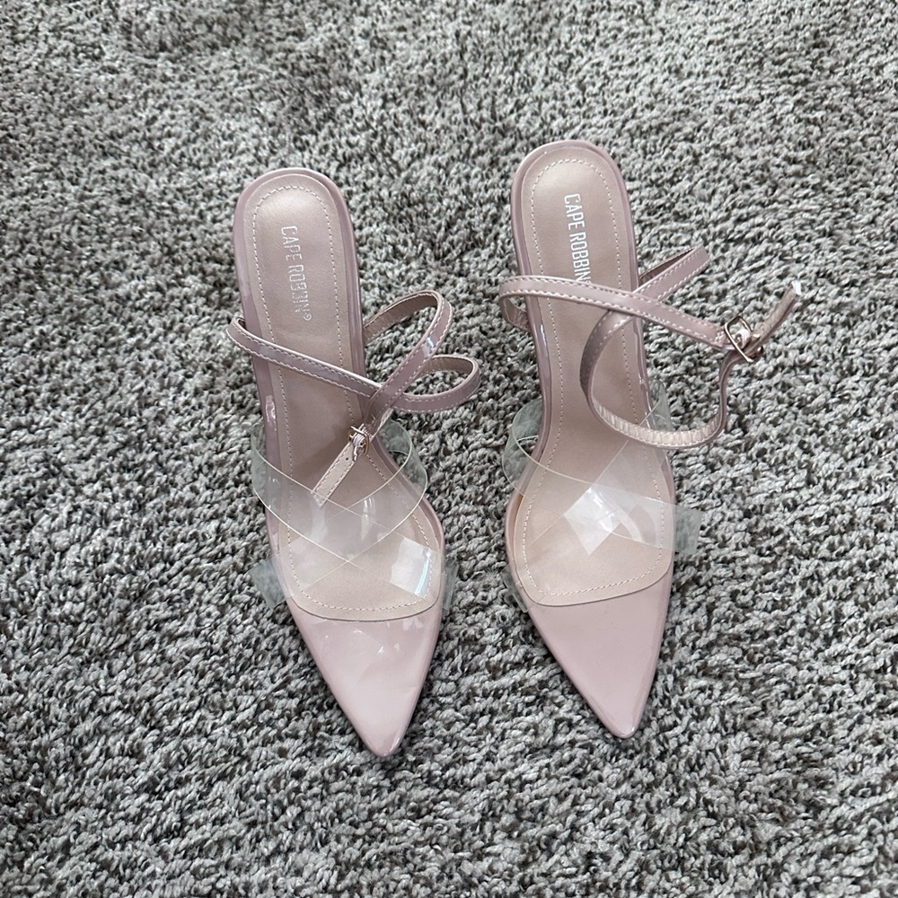 Beige shoes